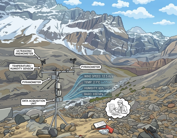 Hydroclimatic sensors